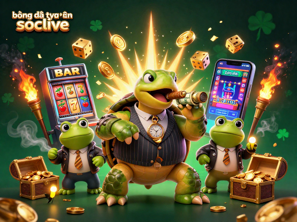 Bóng đá trực tuyến socolive brings thrilling slots action to life with vibrant characters and dynamic casino elements.