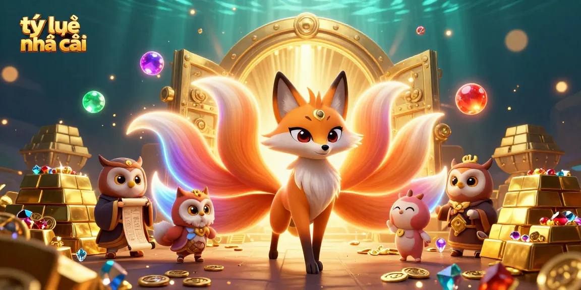 Experience the thrilling tỷ lệ nhà cái with a vibrant digital illustration showcasing engaging gaming elements and mystical creatures.