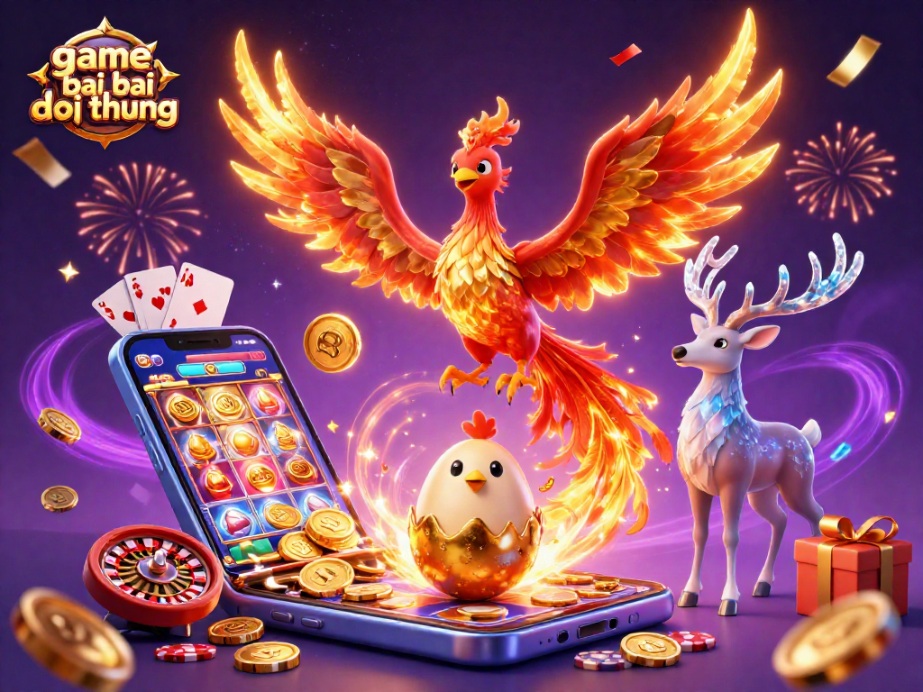 Experience thrilling game bai doi thuong with captivating characters and dynamic casino elements.